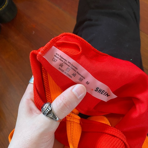 Red and Orange Shein Bikini - Picture 4 of 4